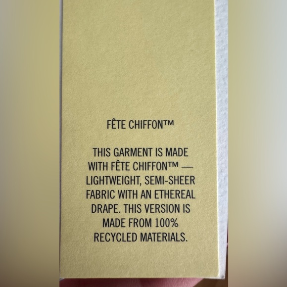 Aritzia Wilfred Amore Cami NWT Dusty Rose Ruffle Tie-Front Chiffon Tank - Picture 9 of 13